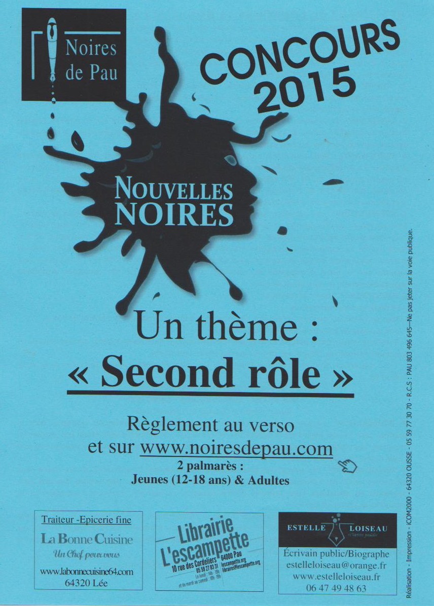 Concours de nouvelles 2015 pour les Noires de Pau