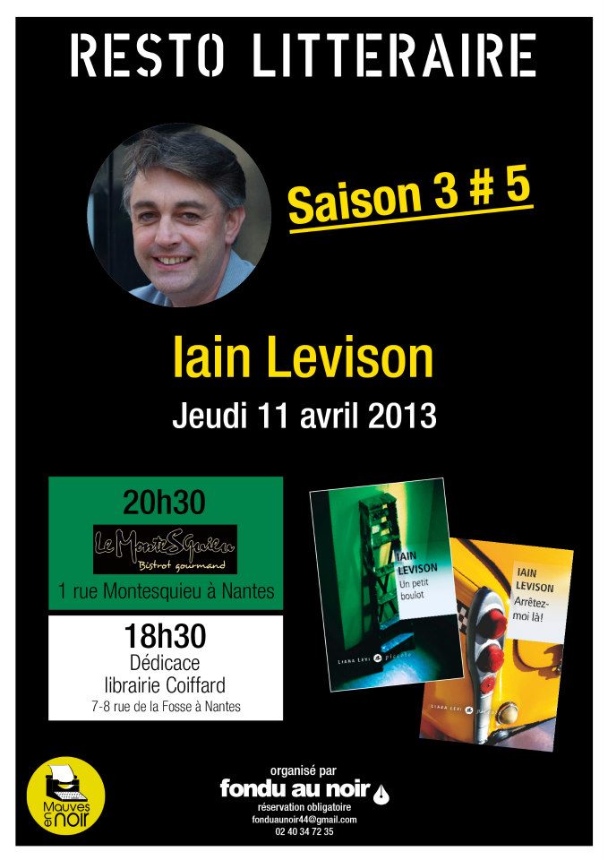 Resto litttraire avec Iain Levison