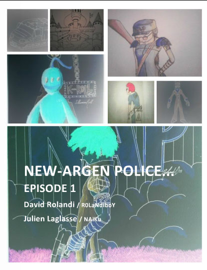 David Rolandi et <em>New Argen Police</em> s'exposent sur Wobook