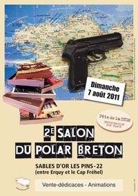 Affiche Salon du polar breizh & d'ailleurs 2011