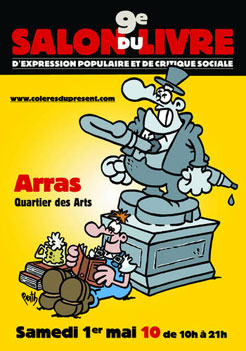 Affiche Salon du livre d'expression populaire et de critique sociale 2010