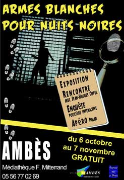 Affiche Armes blanches pour nuits noires 2009