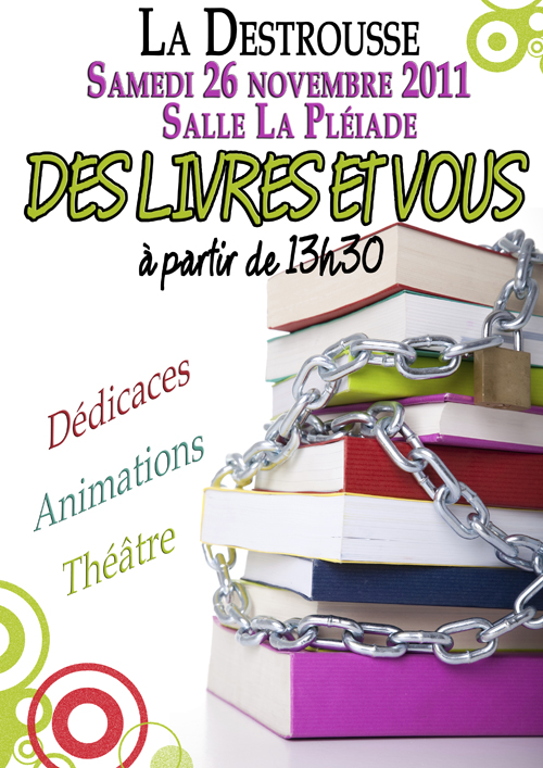 Affiche Des livres et vous 2011