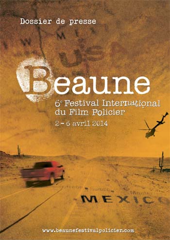 Affiche Festival International du Film Policier de Beaune 2014