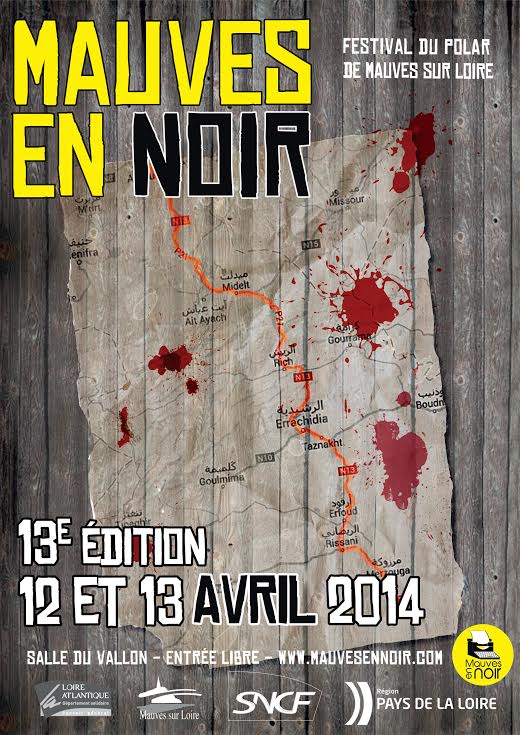 Affiche Mauves en noir 2014