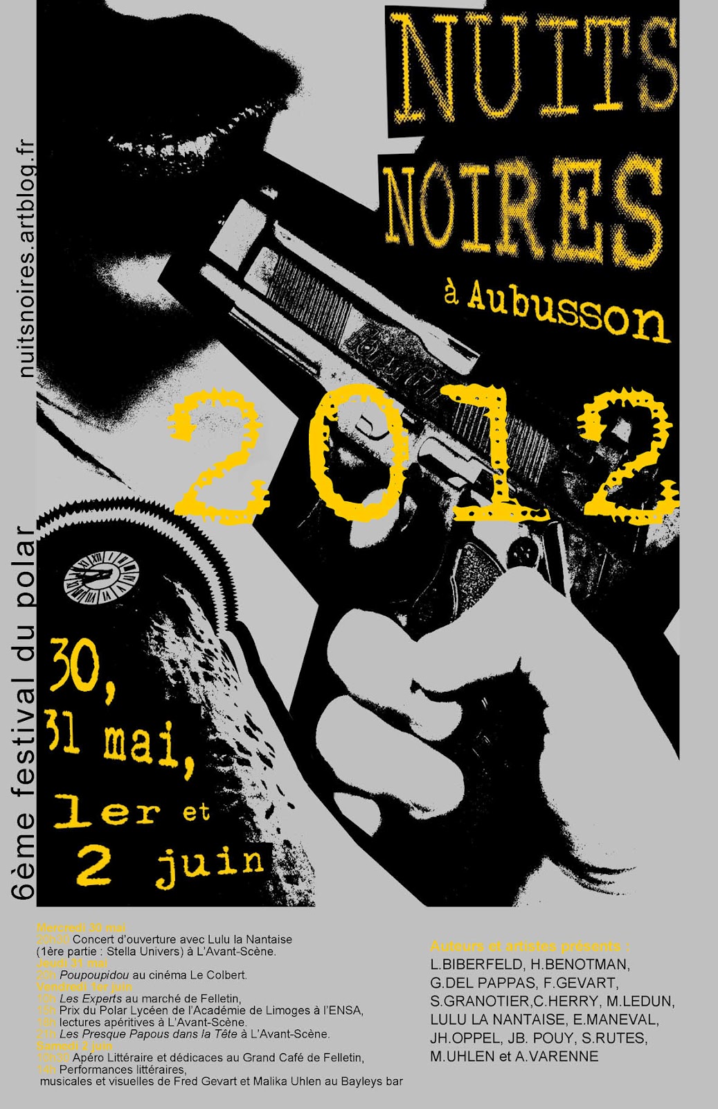 Nuits noires  Aubusson 2012