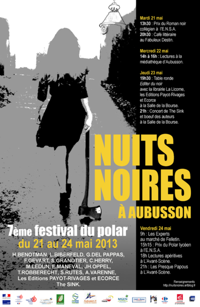 Nuits noires  Aubusson 2013