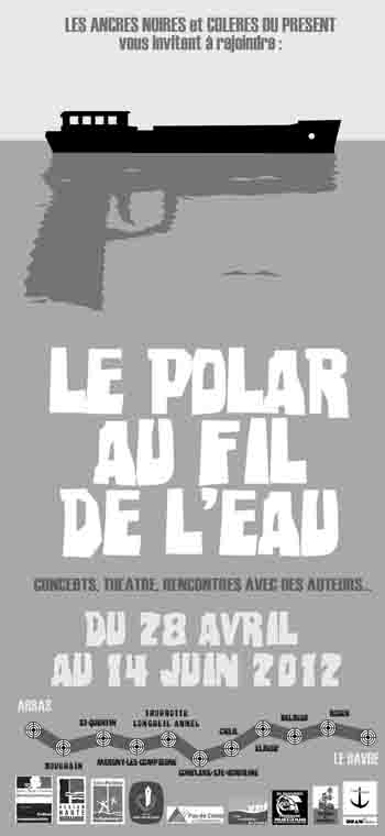 Affiche Le Polar au fil de l'eau 2012