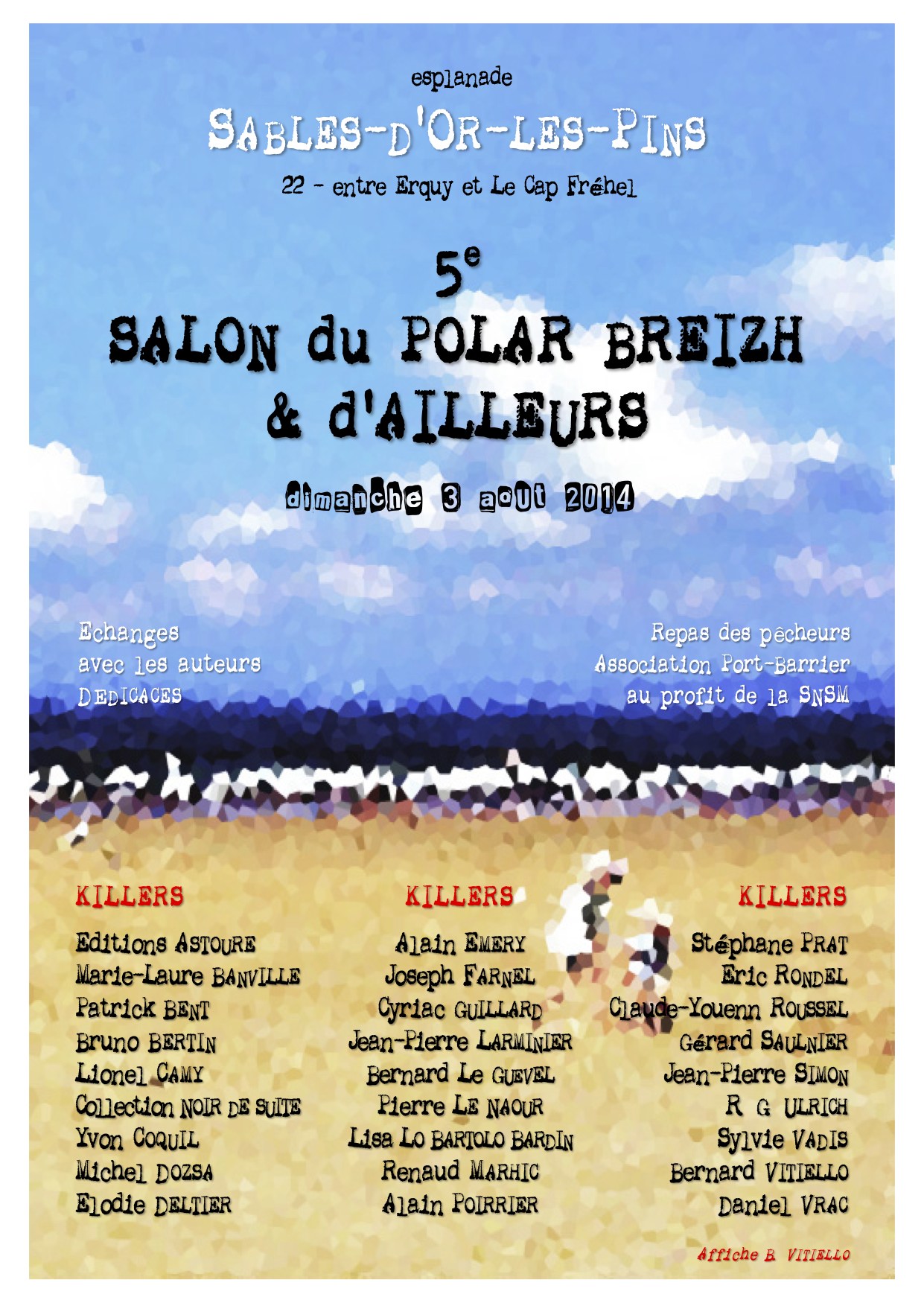 Affiche Salon du polar breizh & d'ailleurs 2014