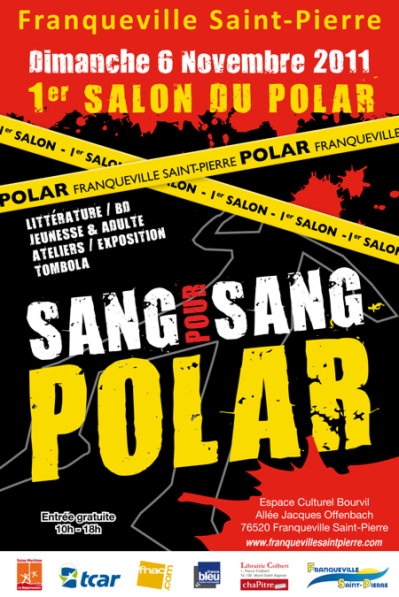 Affiche Salon du polar de Franqueville-Saint-Pierre 