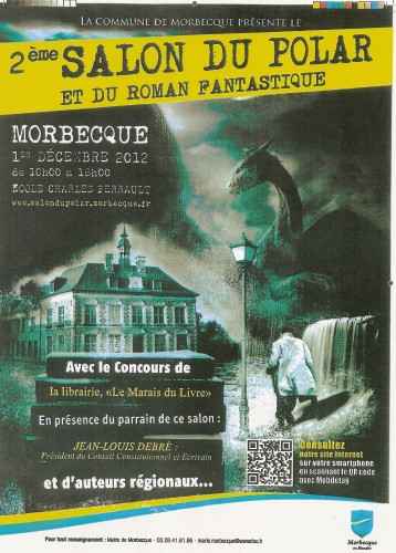 Affiche Salon du polar et du roman fantastique de Morbecque 2012