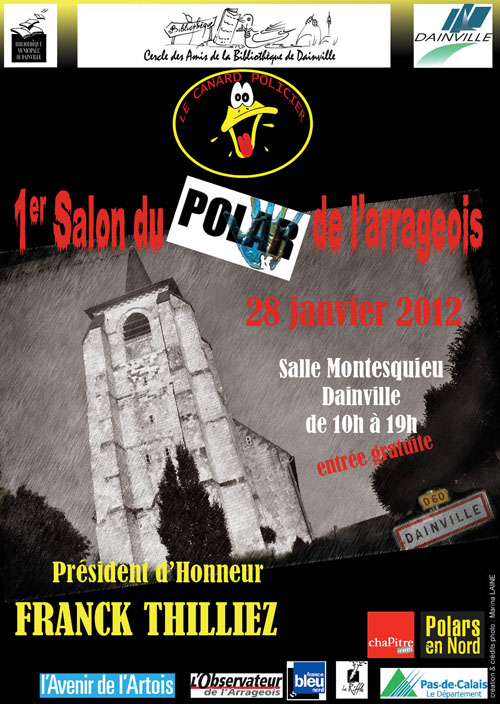 Affiche Salon du polar rgional de Dainville 2012