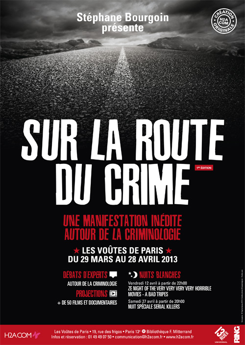 Affiche Sur la route du crime 2013