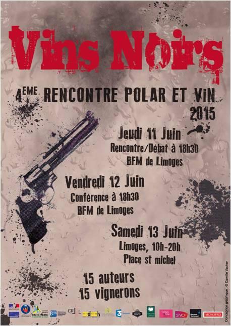 Affiche Vins noirs 2015