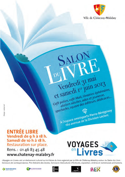 Affiche Voyages en Livres 2013