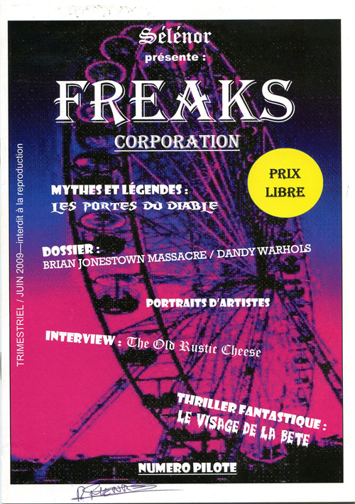 Visuel de la revue Freaks Corporation n