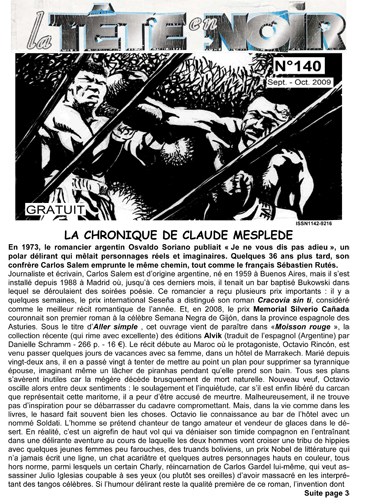 Visuel de la revue La Tte en noir n