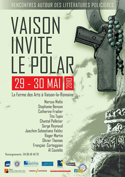 Affiche Vaison-la-nouvelle invite le polar 2010