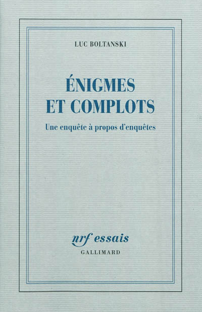 Énigmes et complots :  une enqute  propos d'enqutes